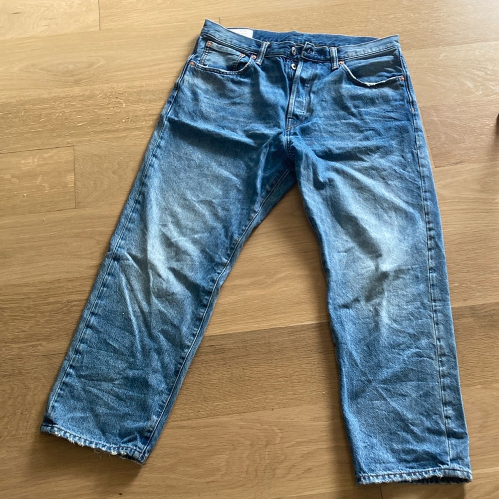 Gap mens straight blue jeans size 34/30